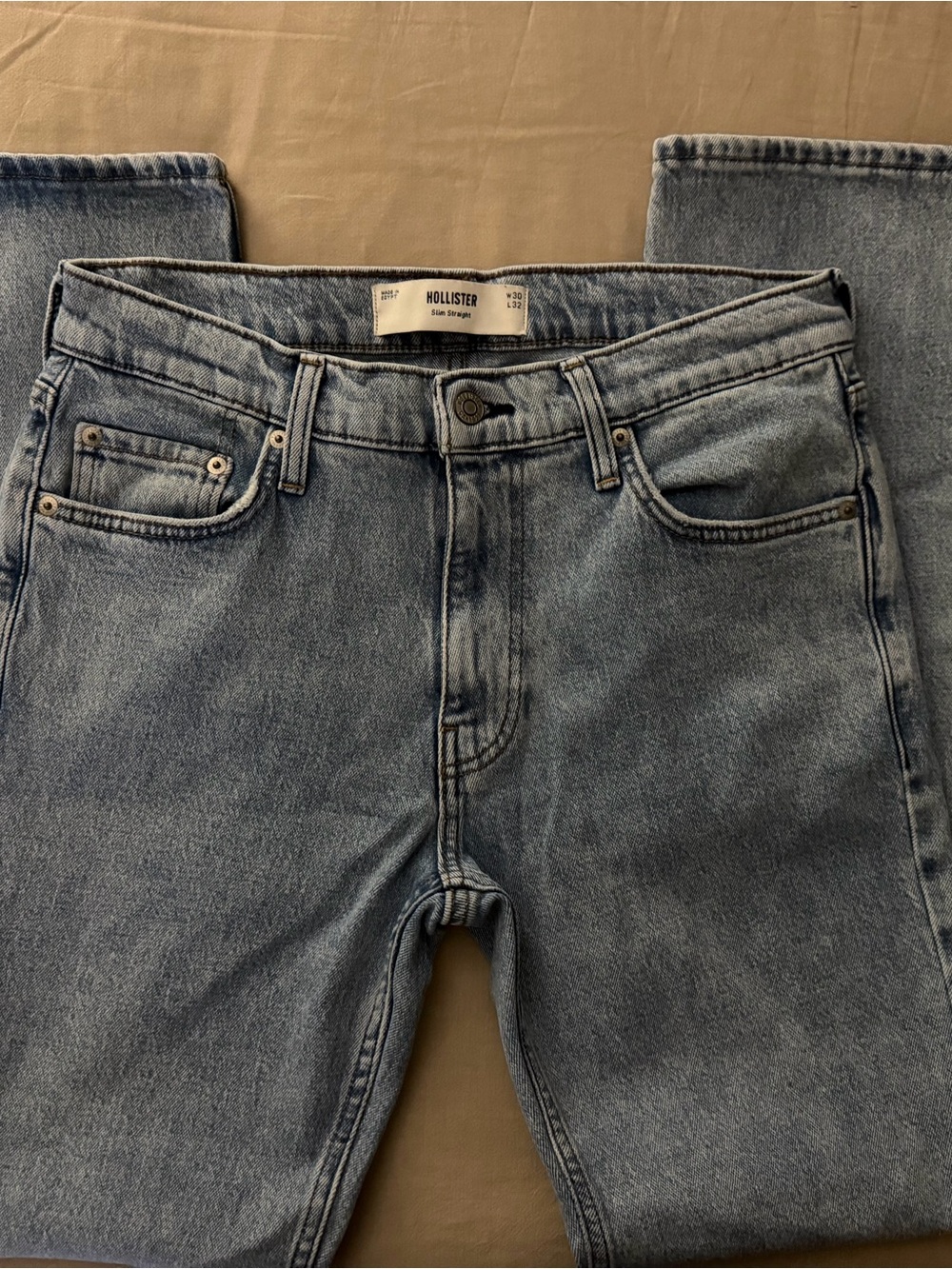 Hollister Light Blue Men’s Straight Jeans